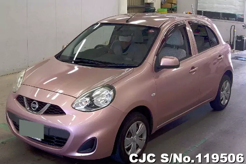 Nissan March in Pink for Sale Image 3