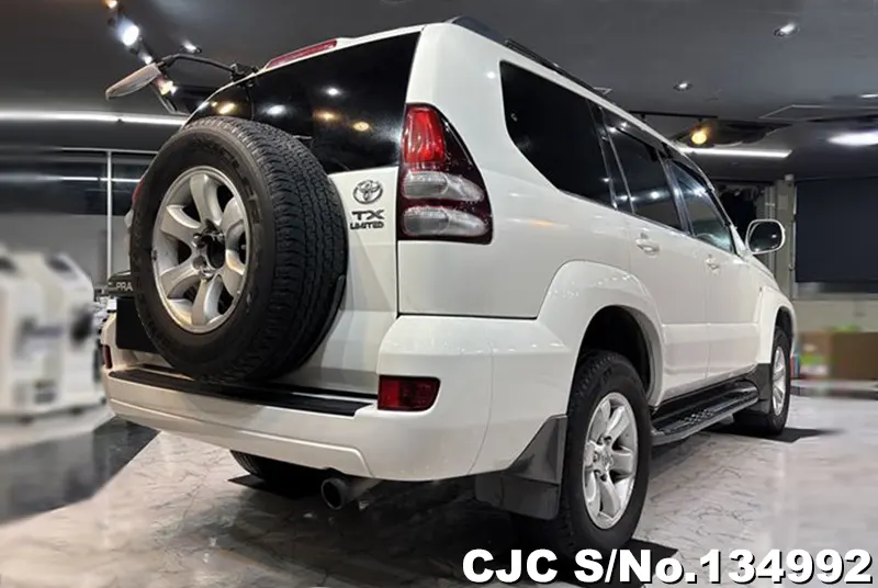 Toyota Land Cruiser Prado in White for Sale Image 1