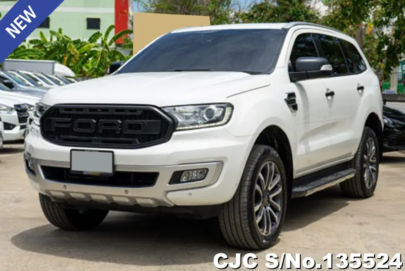 Ford Everest in White for Sale Image 2