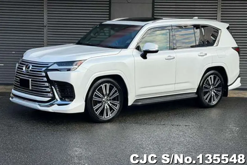 Lexus LX 600 in White for Sale Image 3