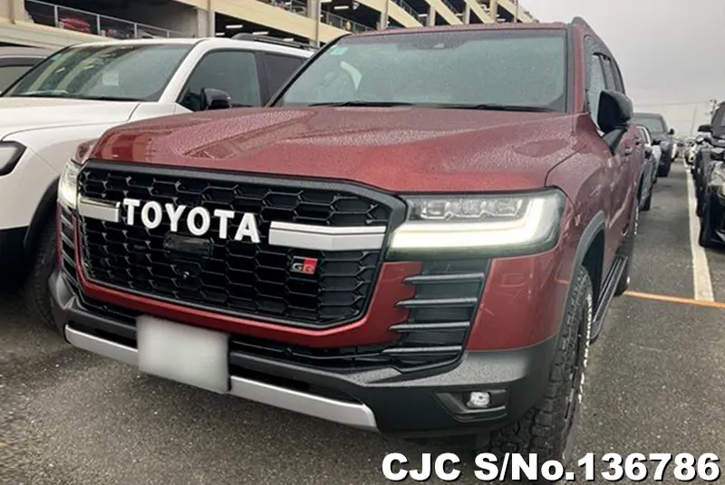Toyota Land Cruiser in Red for Sale Image 3