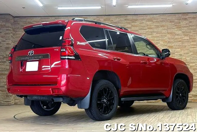 Toyota Land Cruiser Prado in Red for Sale Image 2