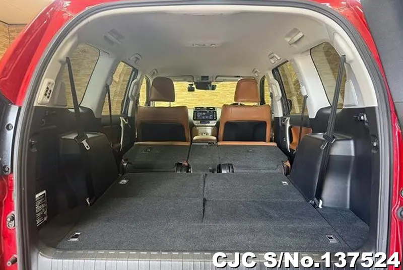 Toyota Land Cruiser Prado in Red for Sale Image 4