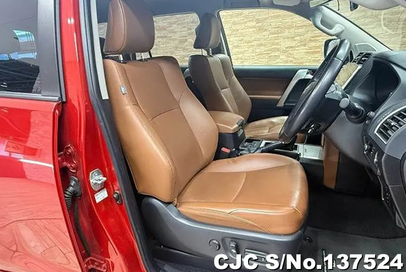 Toyota Land Cruiser Prado in Red for Sale Image 5