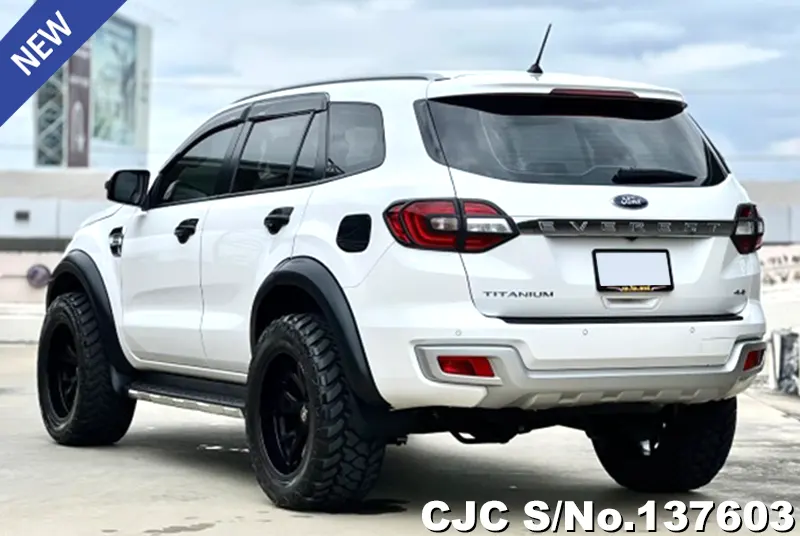 Ford Everest in White for Sale Image 1