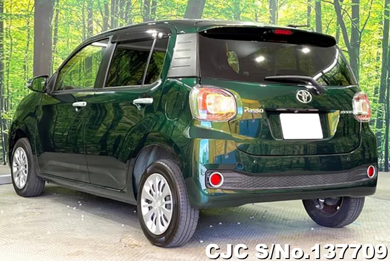 Toyota Passo in Green for Sale Image 1