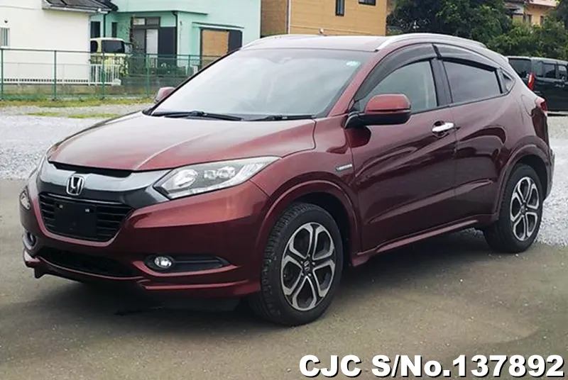 Honda Vezel in Wine for Sale Image 3