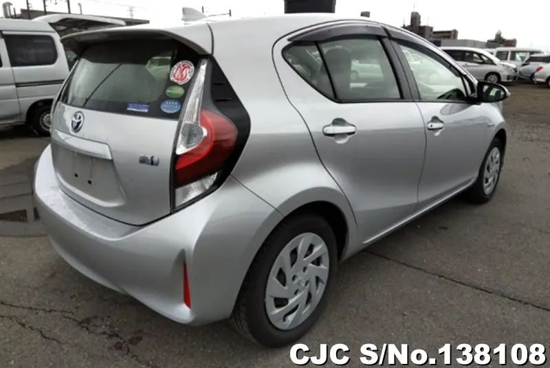 Toyota Aqua in Silver for Sale Image 2