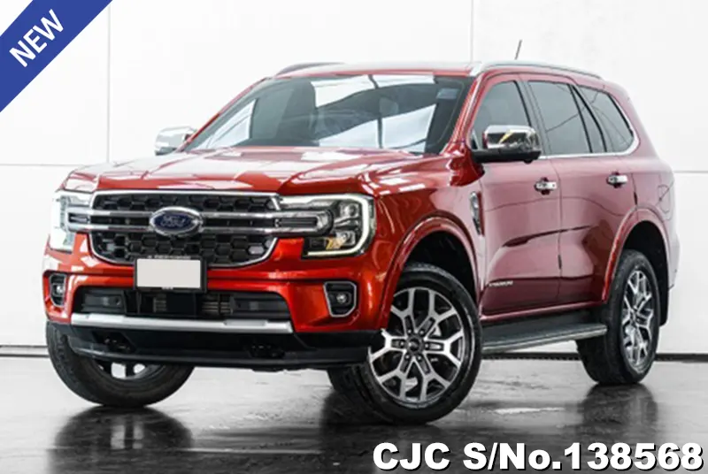 Ford Everest in Red for Sale Image 3