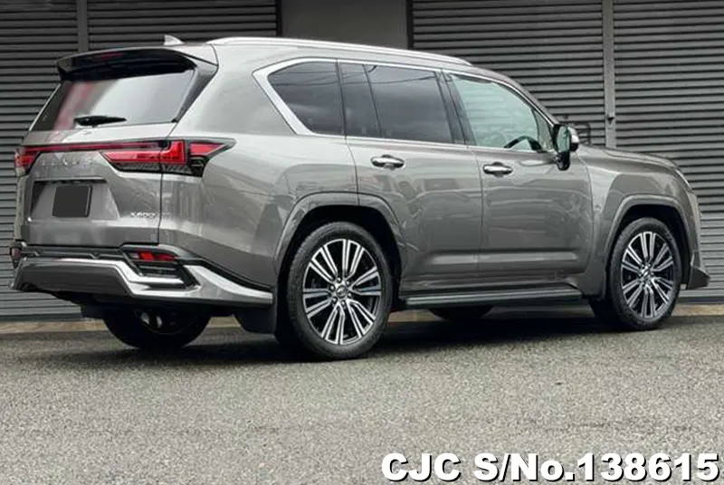 Lexus LX 600 in Gun Metallic for Sale Image 2