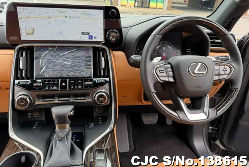 Lexus LX 600 in Gun Metallic for Sale Image 9