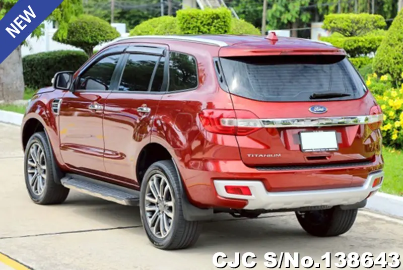 Ford Everest in Red for Sale Image 1