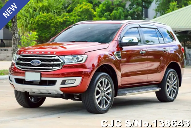 Ford Everest in Red for Sale Image 3