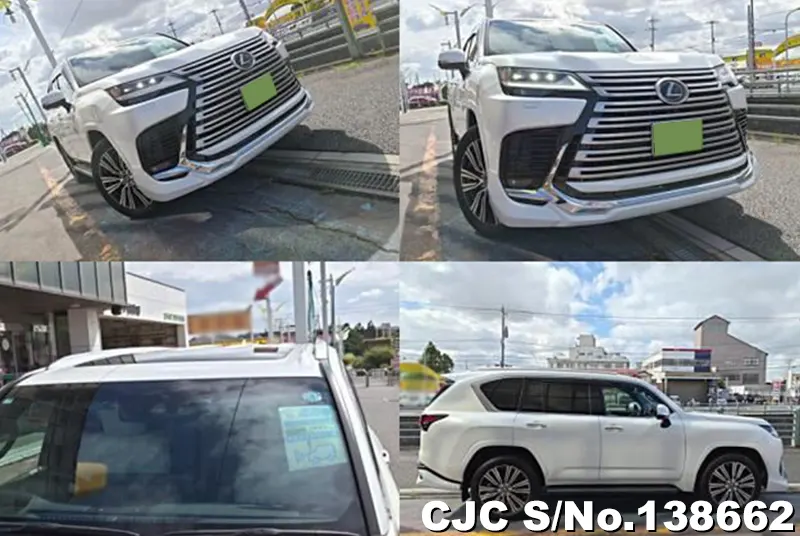 Lexus LX 600 in Pearl for Sale Image 2
