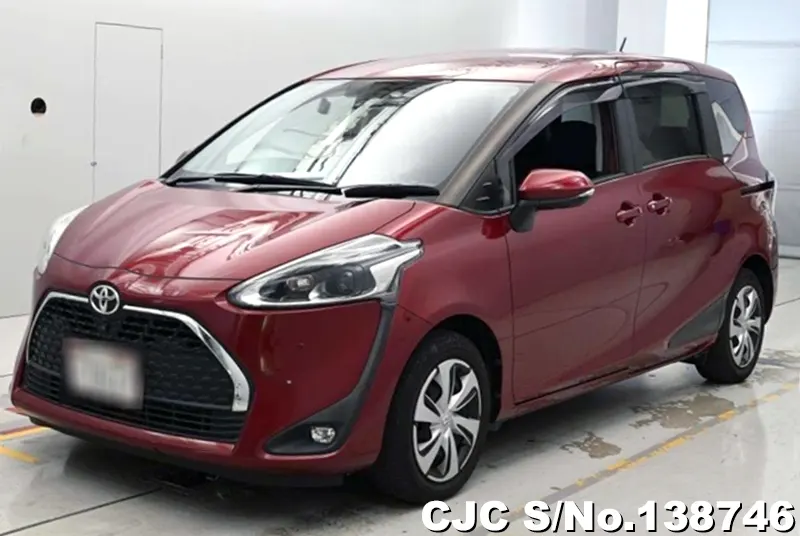 Toyota Sienta in Red for Sale Image 3