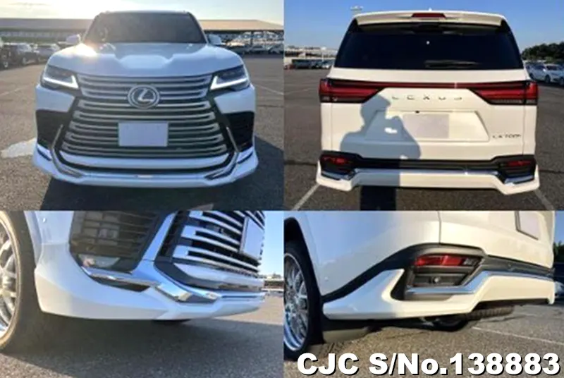 Lexus LX700H in Pearl for Sale Image 2