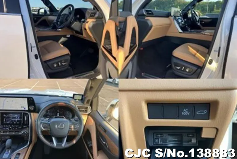 Lexus LX700H in Pearl for Sale Image 5