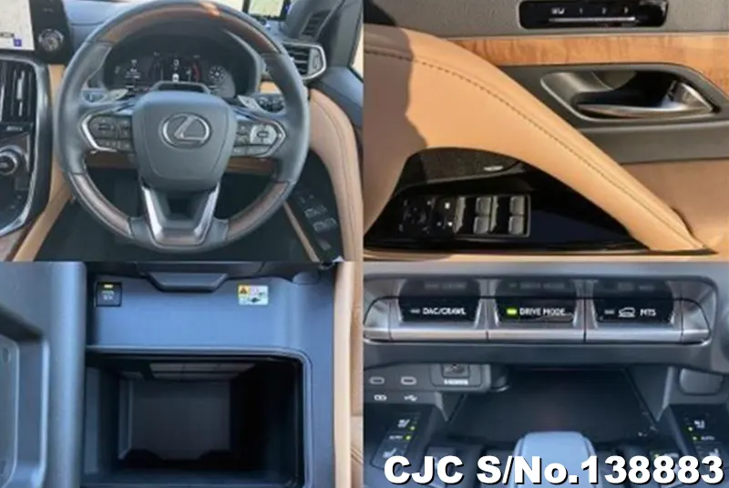 Lexus LX700H in Pearl for Sale Image 6